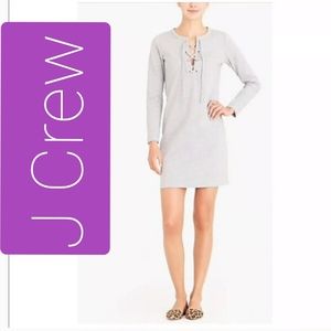J Crew Mercantile Lace Up Jersey Knit Dress~Small